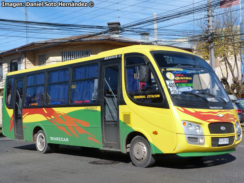 Inrecar Géminis II / Chevrolet Isuzu NQR 916 Euro4 / Línea N° 7 Chillán