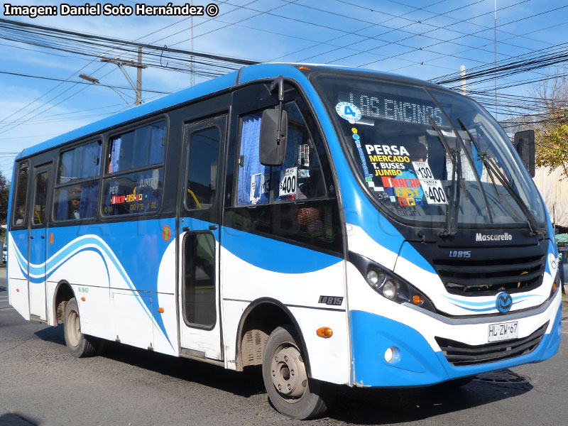 Mascarello Gran Micro / Mercedes Benz LO-815 BlueTec5 / Línea N° 4 Chillán