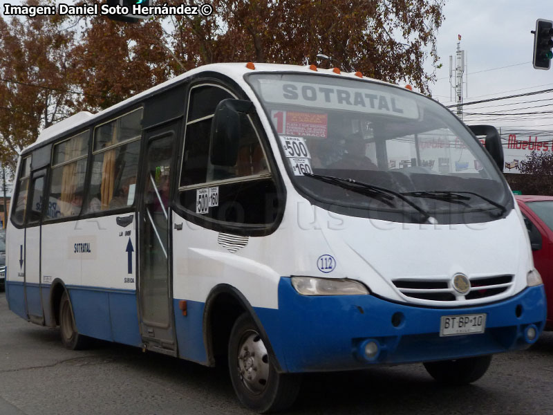 Metalpar Pucará IV Evolution / Mercedes Benz LO-812 / Línea N° 1 SOTRATAL (Talca)