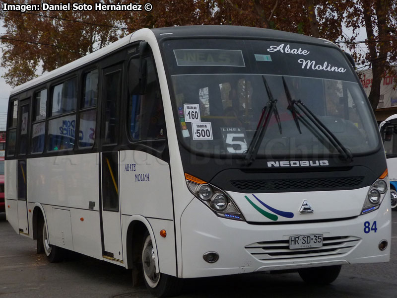 Neobus Thunder + / Agrale MA-9.2 Euro5 / Línea N° 5 Abate Molina S.A. (Talca)