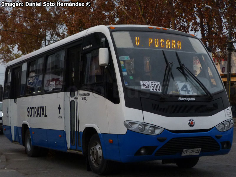 Marcopolo Senior / Volksbus 9-160OD Euro5 / Línea N° 4 SOTRATAL (Talca)