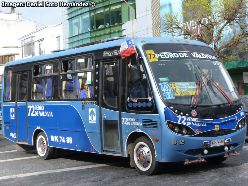 Busscar Micruss / Mercedes Benz LO-812 / Línea N° 72 Pedro de Valdivia (Concepción Metropolitano)