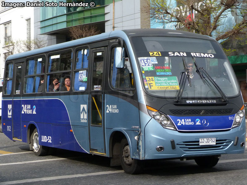 Neobus Thunder + / Mercedes Benz LO-916 BlueTec5 / Línea N° 24 San Remo (Concepción Metropolitano)