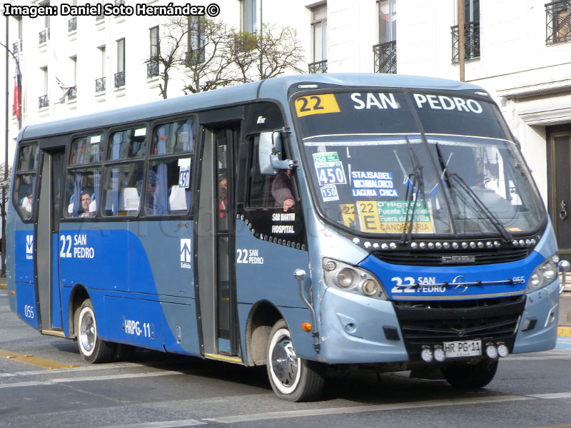 Induscar Caio Foz / Mercedes Benz LO-916 BlueTec5 / Línea N° 22 San Pedro (Concepción Metorpolitano)