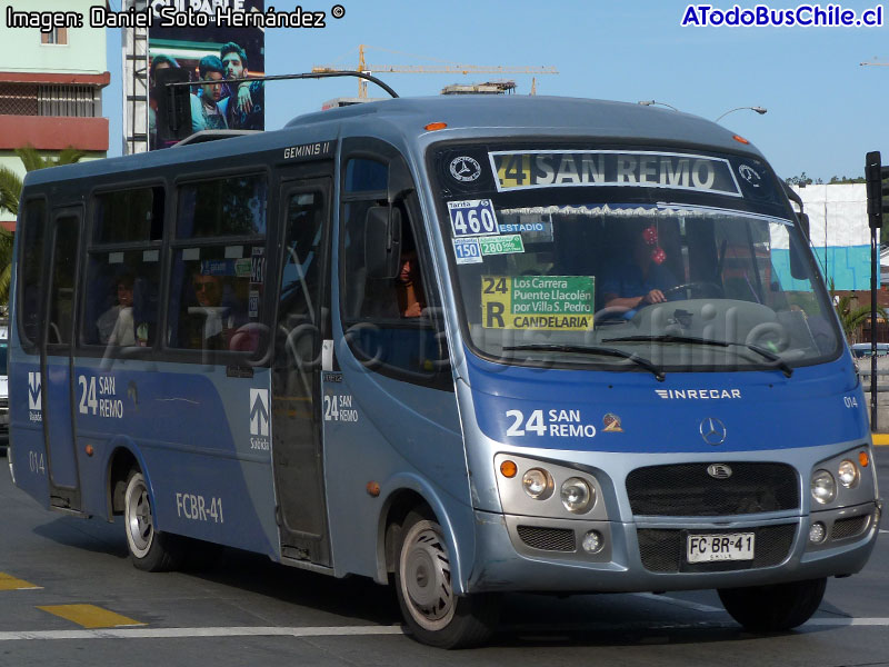 Inrecar Géminis II / Mercedes Benz LO-915 / Línea N° 24 San Remo (Concepción Metropolitano)