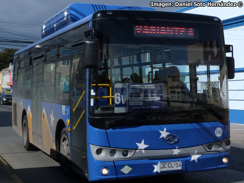 King Long XMQ6900G / Vía Austral Línea N° 6v Punta Arenas