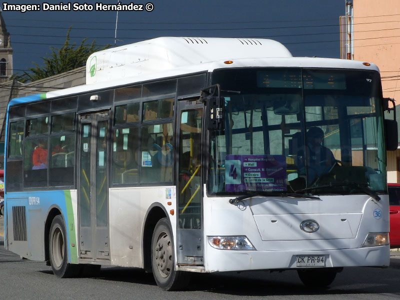 King Long XMQ6891G / Vía Austral Línea Nº 4 Punta Arenas