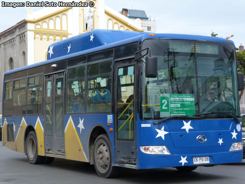 King Long XMQ6891G / Vía Austral Línea N° 8 Punta Arenas