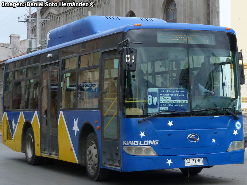 King Long XMQ6891G / Vía Austral Línea N° 6v Punta Arenas