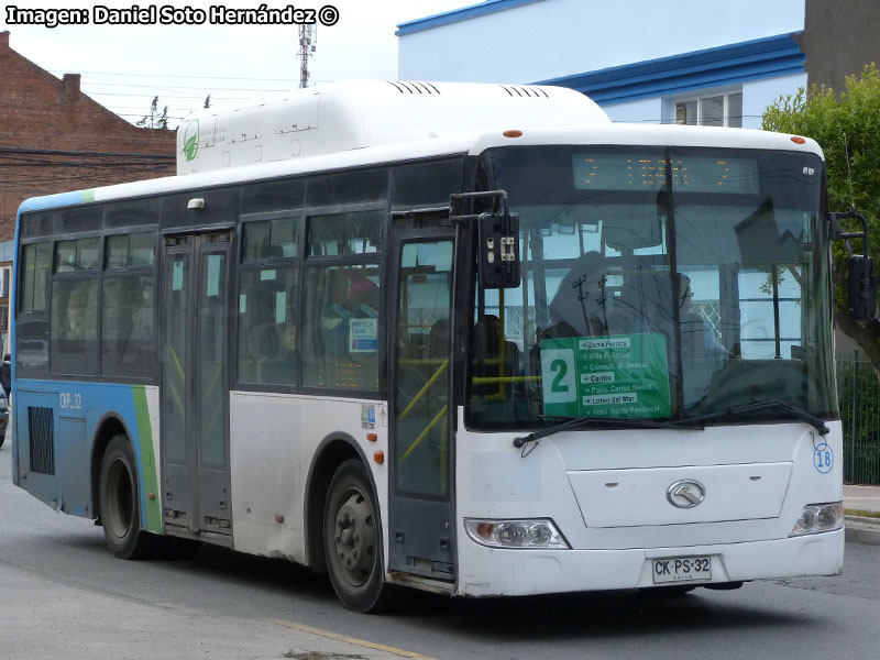 King Long XMQ6891G / Vía Austral Línea Nº 2 Punta Arenas