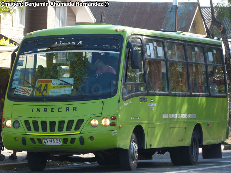 Inrecar Capricornio 2 / Volksbus 9-150OD / Línea N° 4 Villarrica