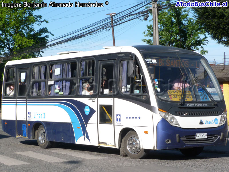 Neobus Thunder + / Agrale MA-9.2 Euro V / Línea N° 3 Villarrica