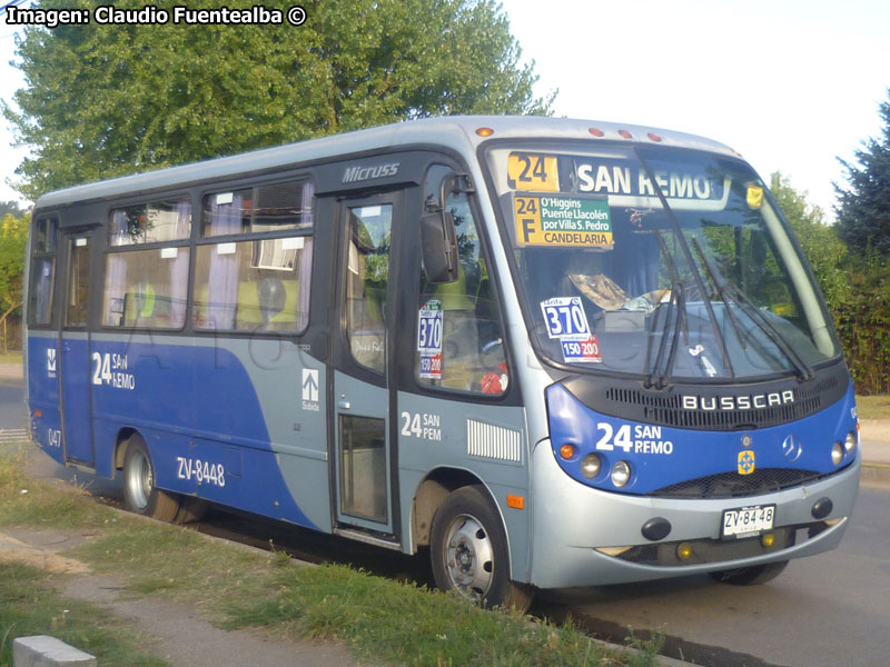 Busscar Micruss / Mercedes Benz LO-914 / Línea Nº 24 San Remo (Concepción Metropolitano)