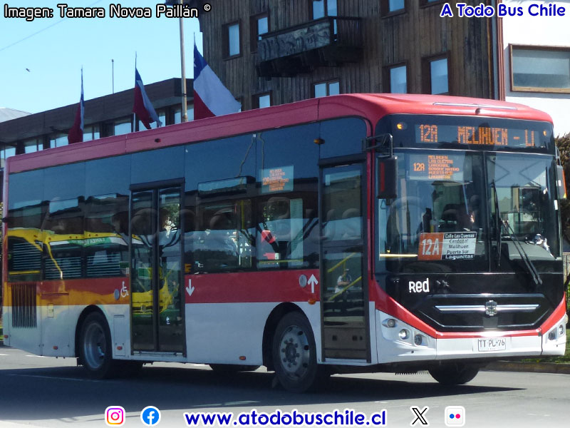Zhong Tong LCK6950G Euro5 / Línea N° 12 Transportes Lagunitas S.A. (Puerto Montt)