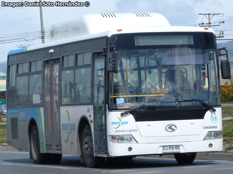 King Long XMQ6891G / Movigas Línea Nº 8 Punta Arenas