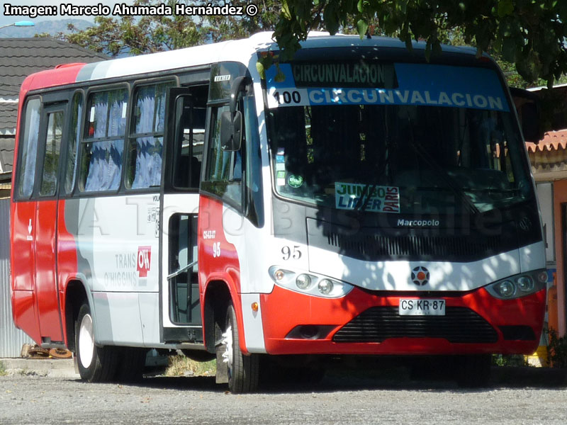 Marcopolo Senior / Volksbus 9-150EOD / Línea 100 Circunvalación (Expreso Rancagua) Trans O'Higgins