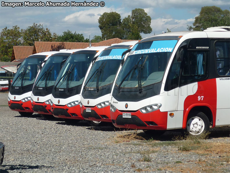 Marcopolo Senior / Volksbus 9-150EOD / Línea 100 Circunvalación (Expreso Rancagua) Trans O'Higgins