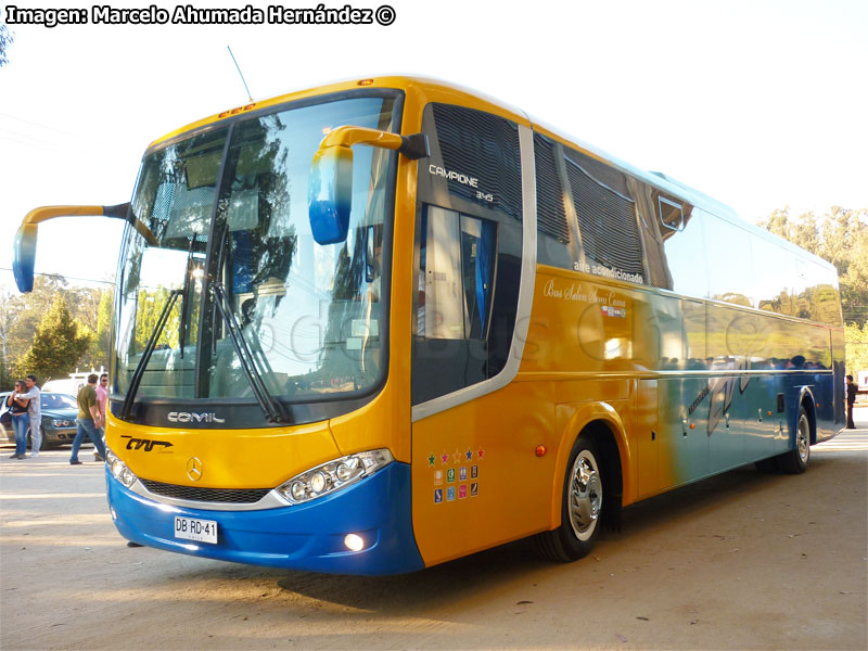 Comil Campione 3.45 / Mercedes Benz O-500RS-1836 / Transportes CVU (Al servicio de Deportes Unión La Calera S.A.D.P.)