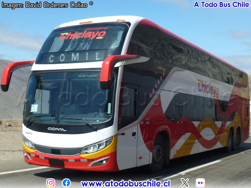 Comil Campione Invictus DD / Volvo B-450R Euro5 / Transportes Chiclayo (Perú)