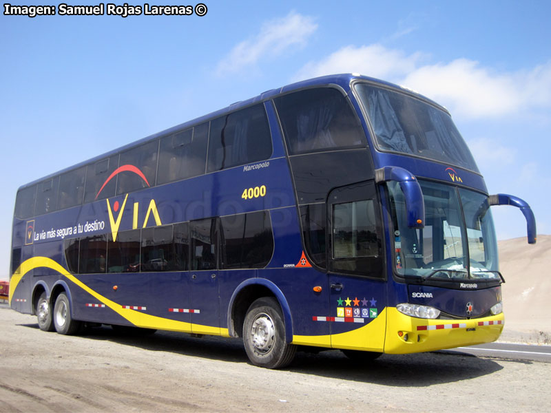 Marcopolo Paradiso G6 1800DD / Scania K-380B / Vía (Perú)