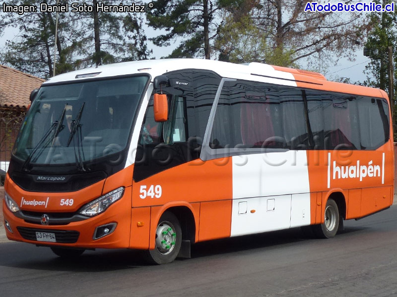 Marcopolo Senior / Mercedes Benz LO-916 BlueTec5 / Buses Hualpén