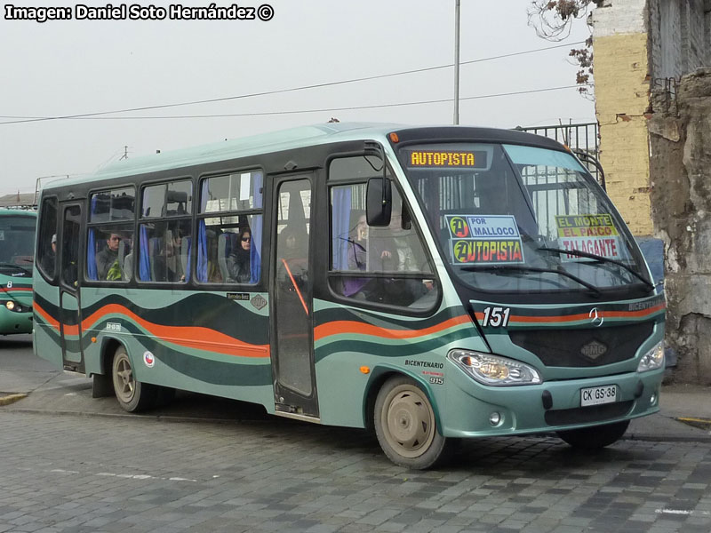 TMG Bicentenario / Mercedes Benz LO-915 / Flota Talagante