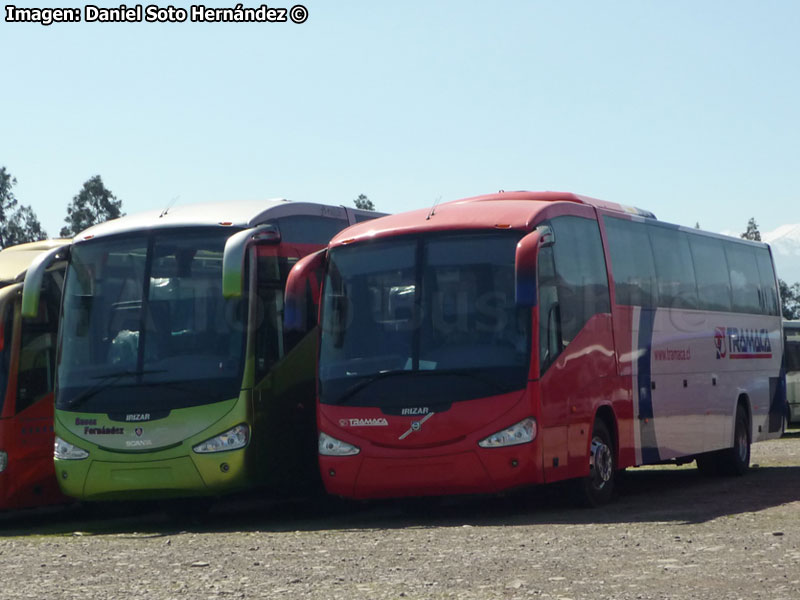 Irizar Century III 3.90 / Scania K-380B / Buses Fernández | Irizar Century III 3.70 / Volvo B-9R / TRAMACA - Transportes Macaya & Cavour