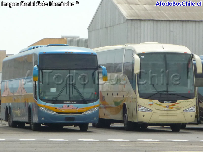Comil Campione 3.65 / Scania K-380B / Unidad de Stock | Irizar Century III 3.90 / Scania K-380B / TACC Expreso Norte