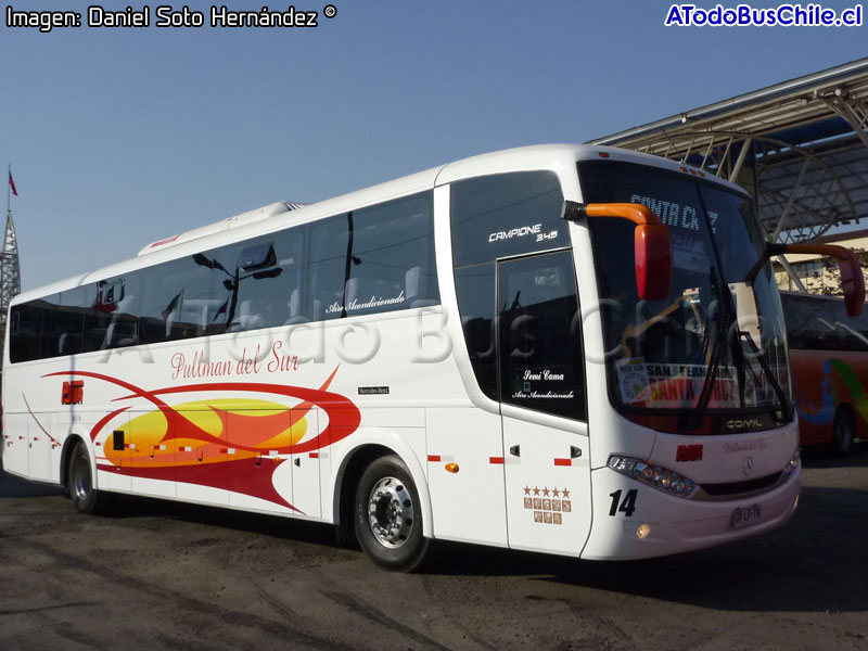 Comil Campione 3.45 / Mercedes Benz O-500RS-1836 / Pullman del Sur