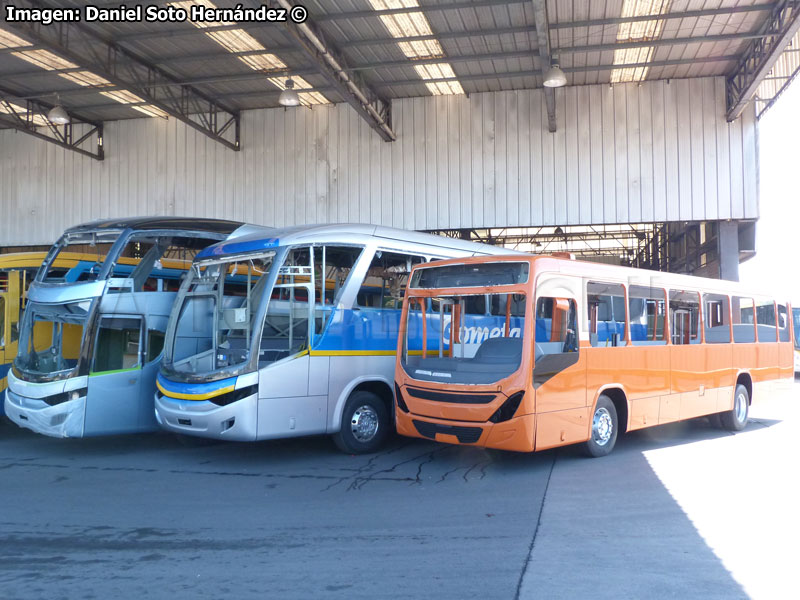 Unidades Marcopolo en proceso de carrozado | Planta Ana Rech - Caxias do Sul (Río Grande do Sul - Brasil)