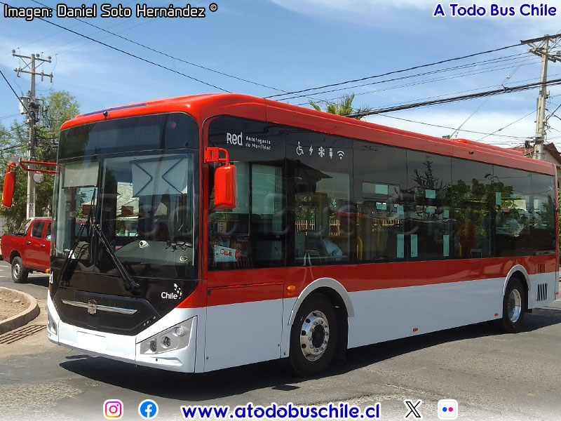 Zhong Tong LCK6106EVG / Nueva Unidad Red Antofagasta de Movilidad