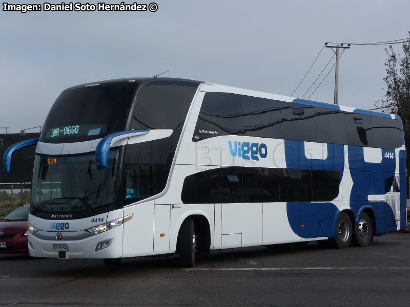 Marcopolo Paradiso G7 1800DD / Scania K-400B eev5 / Viggo S.p.A. (Al servicio de SQM)