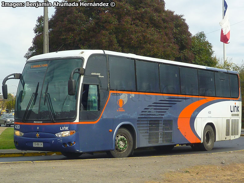 Marcopolo Andare Class 1000 / Mercedes Benz O-500RS-1636 / Link (Al servicio de CODELCO División El Teniente)