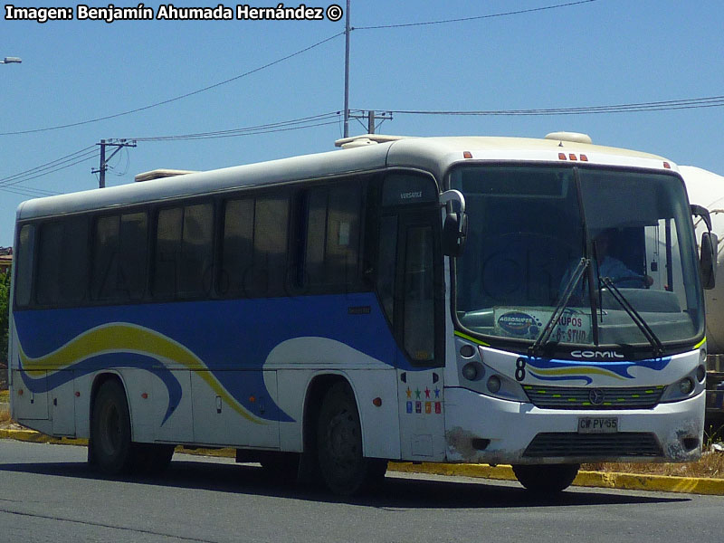 Comil Versatile / Mercedes Benz OF-1722 / Particular (Al servicio de Agrosuper S.A.)