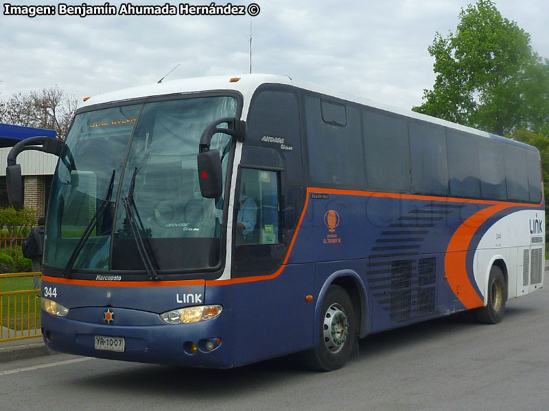 Marcopolo Andare Class 1000 / Mercedes Benz O-500RS-1636 / Link (Al servicio de CODELCO División El Teniente)