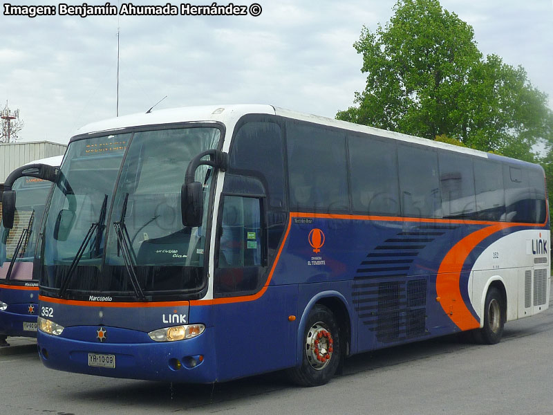 Marcopolo Andare Class 1000 / Mercedes Benz O-500RS-1636 / Link (Al servicio de CODELCO División El Teniente)