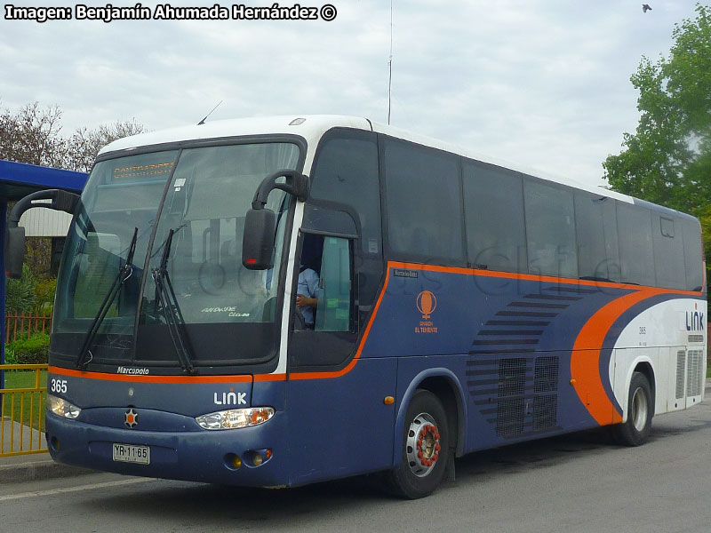 Marcopolo Andare Class 1000 / Mercedes Benz O-500RS-1636 / Link (Al servicio de CODELCO División El Teniente)