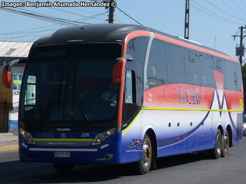 Neobus New Road N10 380 / Scania K-400B eev5 / Tandem (Al servicio de CODELCO División El Teniente)