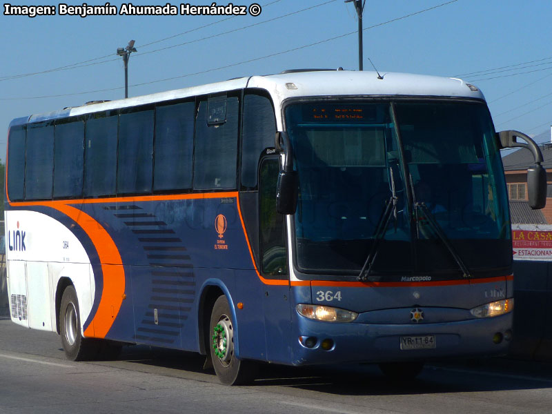 Marcopolo Andare Class 1000 / Mercedes Benz O-500RS-1636 / Link (Al servicio de CODELCO División El Teniente)