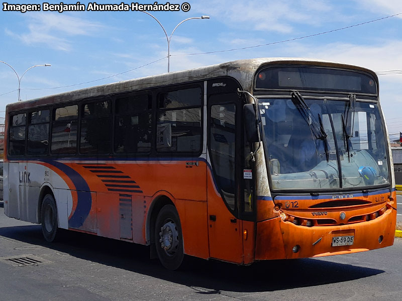 Induscar Caio Apache Vip / Volvo B-7R / Link (Al servicio de CODELCO División El Teniente)