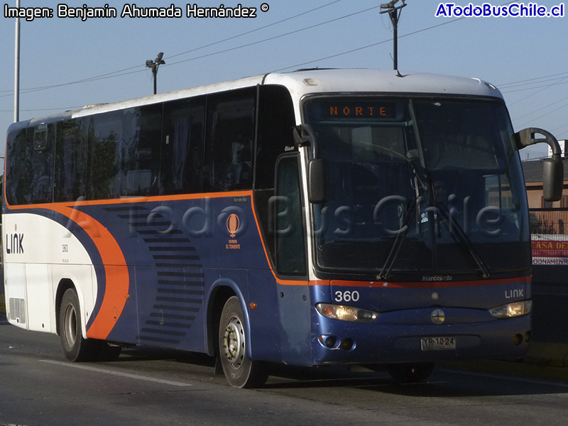 Marcopolo Andare Class 1000 / Mercedes Benz O-500RS-1636 / Link (Al servicio de CODELCO División El Teniente)