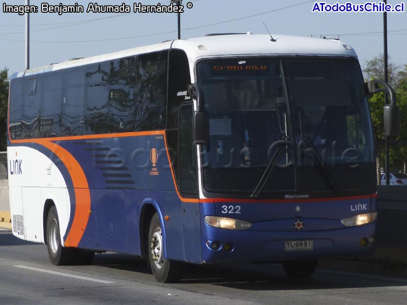 Marcopolo Andare Class 1000 / Mercedes Benz O-500RS-1636 / Link (Al servicio de CODELCO División El Teniente)