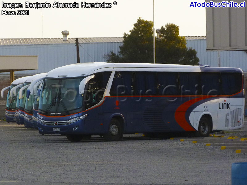 Marcopolo Viaggio G7 900 / Mercedes Benz O-500RS-1836 BlueTec5 / Link (Al servicio de CODELCO División El Teniente)