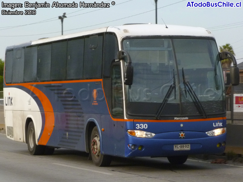 Marcopolo Andare Class 1000 / Mercedes Benz O-500RS-1636 / Link (Al servicio de CODELCO División El Teniente)