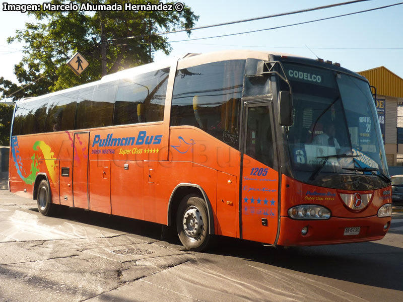 Irizar Century II 3.70 / Mercedes Benz OH-1628L / Pullman Bus Industrial (Al servicio de CODELCO División Ventanas)