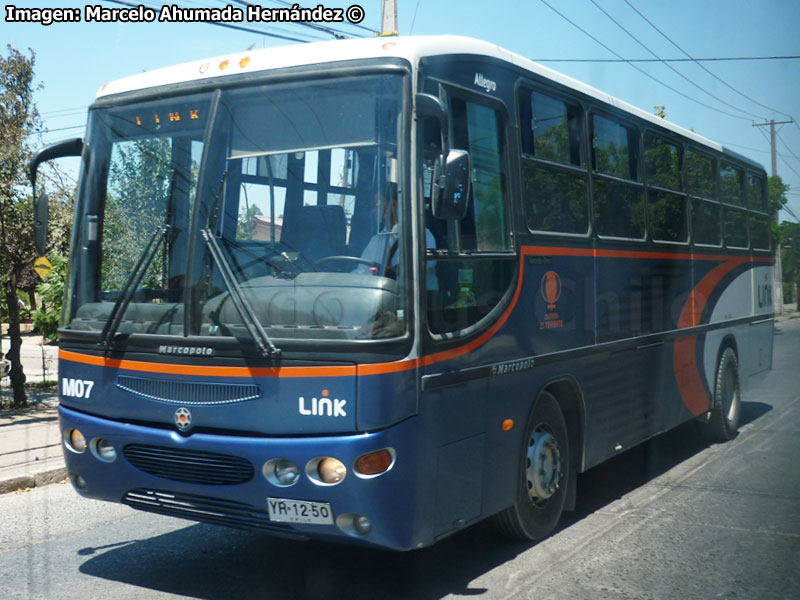 Marcopolo Allegro G6 / Mercedes Benz OF-1722 / Link (Al servicio de CODELCO División El Teniente)