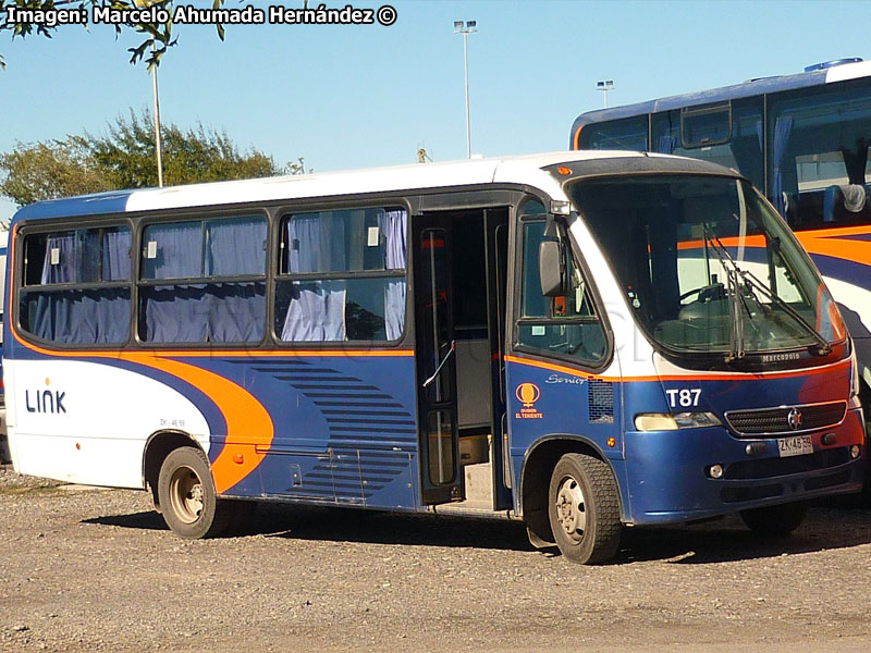 Marcopolo Senior G6 / Mercedes Benz LO-915 / Link (Al servicio de CODELCO División El Teniente)