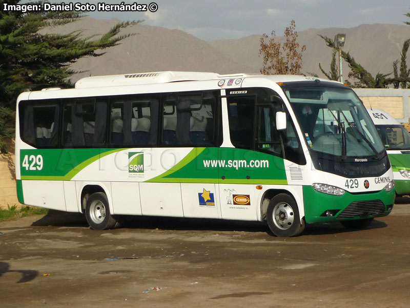 Marcopolo Senior / Mercedes Benz LO-915 / Géminis (Al servicio de SQM)