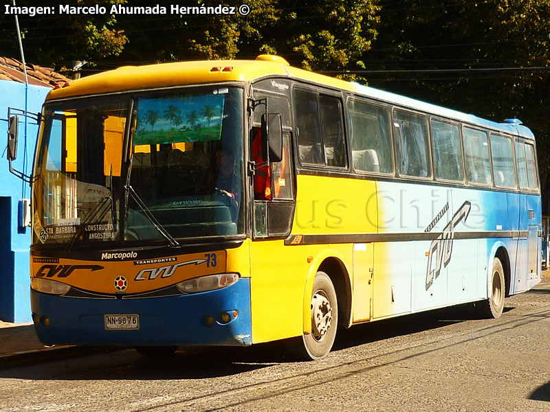 Marcopolo Viaggio GV 1000 / Mercedes Benz O-400RSE / Transportes CVU (Al servicio de Constructora Angostura)