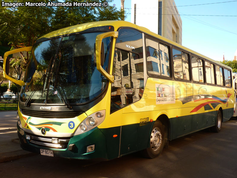 Induscar Caio Foz Solar / Mercedes Benz OF-1722 / I. M. de Chanco (Región del Maule)